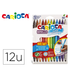 Carioca Rotulador Birello Doble Punta Fina-Media Colores Surtidos Estuche 12 Ud Precio: 2.8900003. SKU: B1AWN7S3ND