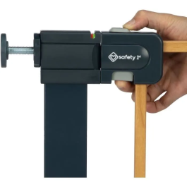 Safety 1st Puerta de seguridad infantil Easy Close SF3220660007882, efecto madera, 73-80 cm (máx. 136 cm)