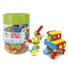 Tachan Bote 150 Pzas T01046 Bloques de Construcción Pinchos, Juguete Educativo para Niños +3 Años