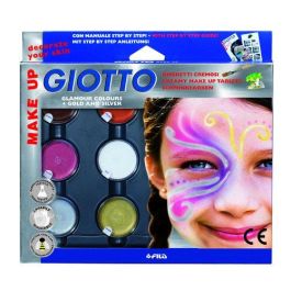 Giotto Set maquillaje pintura facial, 6 botes 5 ml, colores metálicos + pincel cosmético + esponja Precio: 16.68999948. SKU: B19T6AJXEX