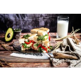 Forged COS1699273667380 Cuchillo de Pan Forjado Katai de Acero VG10 con Mango de Madera de Raíz 20,5 cm Precio: 122.7303. SKU: B16Z8KGXBF