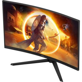 AOC Monitor Gaming Curvo CQ32G4VE 32" QHD (2560x1440) FastVA 0.5ms 180Hz HDR10 Negro para Gaming