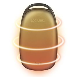LogiLink Powerbank 4000 mAh y Calentador de Manos, 1x USB-A, Carga Rápida, Aluminio, Gris
