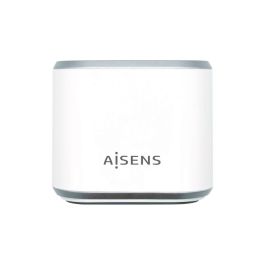 Aisens Cargador USB de Sobremesa 48W con 5 Puertos (4x USB-A, 1x QC3.0) Chip Inteligente AI Carga Rápida Blanco