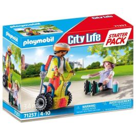 Pack rescate con balance racer playmobil city life starter