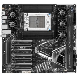 ASRock WRX90 WS EVO Placa Base EEB sTR5 para AMD Ryzen Threadripper 1000 Series con DDR5 y 10 Gigabit Ethernet
