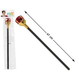 Varita Real Roja Con Detalles Dorados 47cm Accesorio Temática Edad Media Elegante Para Disfraces De Rey O Príncipe Precio: 1.49999949. SKU: S2400205