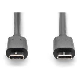 Digitus Cable USB 2.0 Tipo C - C Macho/Macho 1.8m Negro
