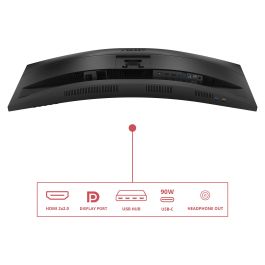 AOC CU34E4CV 86,0cm (34") 21:9 3440x1440 UltraWide QHD Curvo 120Hz 4ms HDMI/DP/USB-C Negro
