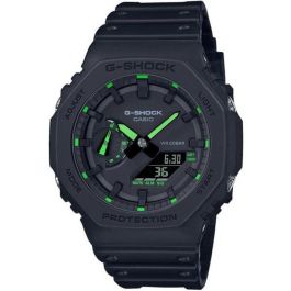 Mira - Casio - G -shock - Black and Resin Green Precio: 89.69000007. SKU: B1KHW23JTG
