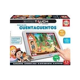 Educa Juego Táctil Educa Touch con 4 Cuentacuentos y 12 Láminas de Actividades para Niños de 2 a 5 Años
