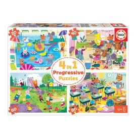 Un Dia En La Escuela 20-40-60-80 4 In 1 Puzzles 18904 Educa Precio: 9.89000034. SKU: B13XKE5C8Y