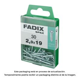 Fadix 10921775 Tornillo Rosca Chapa CP Cinc 2,9x19mm Caja 30 Unid. Precio: 2.50000036. SKU: S7913622