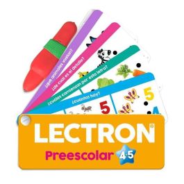 Diset Lectron Lápiz con Luz y Sonidos Prescolar 4-5 Años. 138 Preguntas en 120 Láminas. Juego Educativo Electrónico en Español
