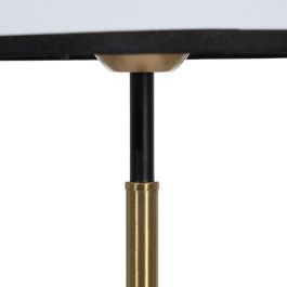 Lámpara de mesa Blanco Negro Dorado Hierro Tejido 40 W 25 x 25 x 74 cm