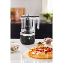 KitchenAid 5KFCB519EBM Picador Inalámbrico 1.18L Negro con 2 velocidades 2600-3500 RPM Plástico Acero inoxidable