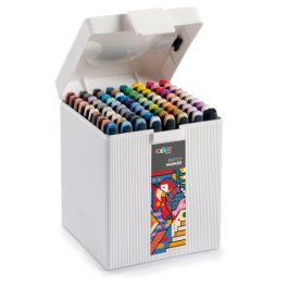 Rotulador Fibra Carioca Plus Sketch Marker Doble Punta Caja De 80 Colores Surtidos Precio: 75.49999974. SKU: B18EJVT6AP
