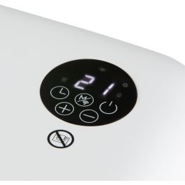 Domo Calefactor de Baño DO7357F - 2000W, Wifi, Mando a Distancia, Función Eco, Pantalla LED, Montaje Pared/Pie, Blanco