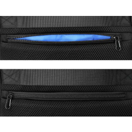 Antartik Mochila Antartik Slim 3 Compartimentos Trabajo Color Negro Dimensiones 450x150x330 mm