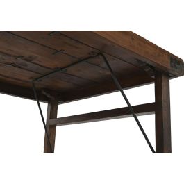 Mesa Plegable Home ESPRIT Natural Madera Reciclada 182 x 90 x 76 cm