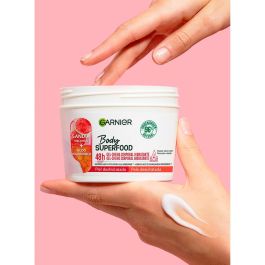 Garnier BODY SUPERFOOD Gel Crema Corporal Hidratante con Sandía, Piel Deshidratada, 380 ml