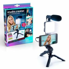 Canal Toys INF 033 Vlogging Kit Studio Creator con Luz y Micrófono para Podcast