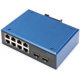 Digitus Switch Industrial Fast Ethernet PoE 8+2 Puertos No Administrado 10/100 Mbps con Montaje en Carril DIN para Entornos Extremos Precio: 170.95000032. SKU: B144FP8XSC