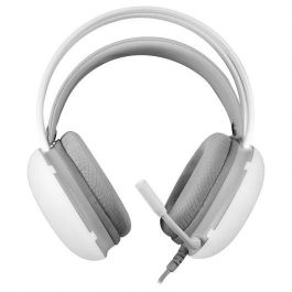 Auriculares con Micrófono Mars Gaming MH-GLOW Blanco RGB