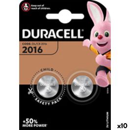 Pila de botón DURACELL DL2016 K2 3 V (10 Unidades)
