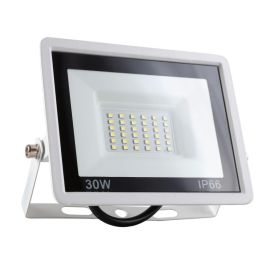 Foco Proyector LED 30W 2.400Lm 6000ºK IP66 Regulable 60,000H Acabado Blanco [LM-6004-W-CW]
