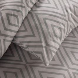 Juego de cama - TODAY Crazy - Estampado de cuadros - 2 personas - 220 x 240 cm - Blanco Juego de cama - TODAY Crazy - Estampado de cuadros - 2 personas - 220 x 240 cm - Blanco