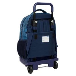 Mochila gde. c/ruedas compact ext.simple safta "new edition" 33x45x22 cm