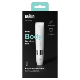 Depiladora Eléctrica Braun BS1000 Blanco Unisex Suave Depiladora Eléctrica Braun BS1000 Blanco Unisex Suave