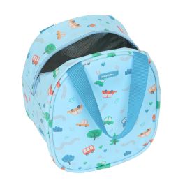 Portameriendas Térmico Safta Coches Azul 19 x 22 x 14 cm