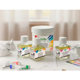 Liderpapel Gesso Aditivo para Acrílico, Preparador de Superficie, Bote de 1 Litro