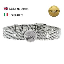 Pulsera Unisex Make-up Artist Talent Jewels TJA-3-18-03-1-235 Plateado