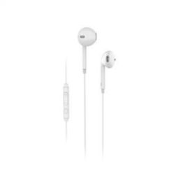 Auriculares Intra-Auditivos Elbe AU-B15-MIC con Micro Blanco - Control de Llamadas y Música desde Smartphone