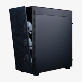 Hiditec CHA010037 Caja Gaming Semitorre H1 Air ARGB con 4 Ventiladores 120mm, USB-C, Cristal Templado, ATX