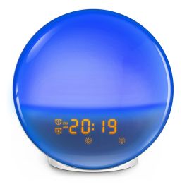 Muvit Lampara Io RGB - Despertador Inteligente con Luz Ambiente, Control por App, Compatible con Google Home, Alexa y Siri Muvit Lampara Io RGB - Despertador Inteligente con Luz Ambiente, Control por App, Compatible con Google Home, Alexa y Siri