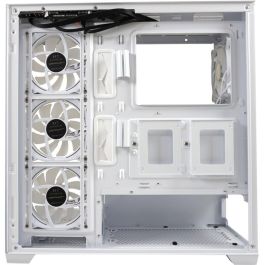 LC-Power LC-715W-ON Midi Tower PC Gaming Blanco ATX/Micro ATX/Mini-ITX Vidrio Templado Ventana Lateral