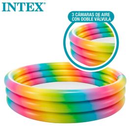 Piscina Hinchable Intex 58449Np 3 Aros Multicolor 168X38Cm