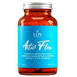 LOV NATURAL SOLUTIONS Activ Flex 60 Cáp. Membrana Huevo, Colágeno, Vit. C, K, D y Manganeso para Huesos y Músculos Precio: 23.4999996. SKU: B1GHXB4JJN