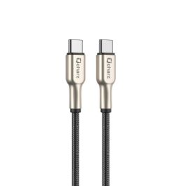 Qcharx Cable Tipo C a Tipo C Carga Rápida 20W 3A, Sincronización Datos, Cabezal Blindado, Cordón Antinudos Gris Oscuro Qcharx Cable Tipo C a Tipo C Carga Rápida 20W 3A, Sincronización Datos, Cabezal Blindado, Cordón Antinudos Gris Oscuro Precio: 7.88999981. SKU: B12NA5ZXHP
