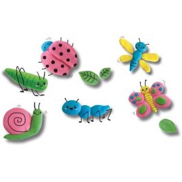 SES Creative Plastilina ECO para modelar, 4 colores primarios, con envases de plástico reciclado y alto porcentaje de materiales naturales