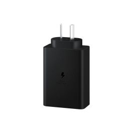 Samsung EP-T6530NBEGEU Cargador de Pared 65W Triple Puerto para Carga Rápida con 2x USB-C y 1x USB-A Negro