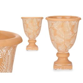 Copa Terracota Grande Hojas 17X25 Ibergarden (6 Unidades)