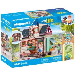 Playmobil 71509 Casa Pequeña My Life Tiny House Sostenible Amueblada con Cocina, Baño y Habitaciones para Familia +4 Años