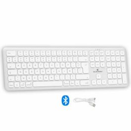 Teclado inalámbrico Bluetooth - BLUESTORK - MAC - Tamaño completo - Compatible con Mac - Blanco