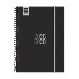 Finocam E10 Agenda Para Estudiantes Espiral 155x212 mm Negro 2025-2026 - Organización Septiembre a Agosto, Tapas de Polipropileno, Goma Elástica Precio: 7.49999987. SKU: B12SXKZA64