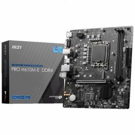 MSI 911-7D48-007 Placa Base PRO H610M-E D4 LGA 1700 DDR4 Micro ATX Precio: 67.50000004. SKU: S5622611